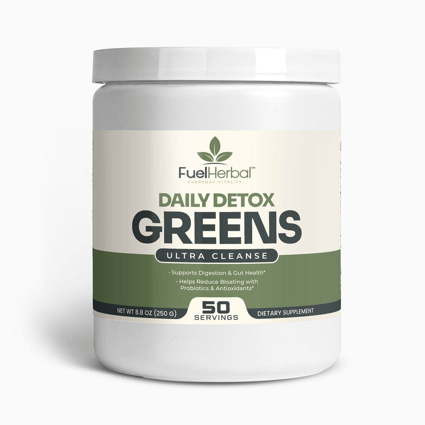 FuelHerbal™ Daily Detox Greens – Ultra Cleanse (50 Servings)