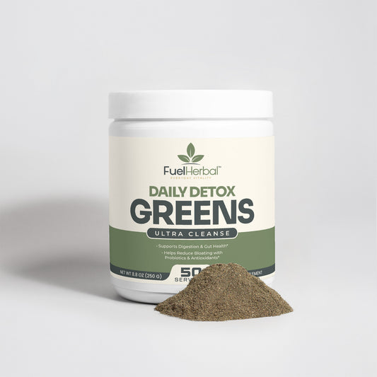 FuelHerbal™ Daily Detox Greens – Ultra Cleanse (50 Servings)